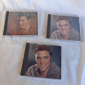 Elvis Presley CD Lot The Number One Hits & The Top Ten Hits 2 Disc RCA 1987 Rock